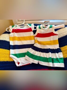 Hudson's Bay Company Infant Girl's Summer Rompers x2 -NWT